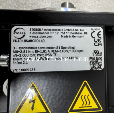 STÖBER &nbsp;Servo Motor ED401USABCRO140 S1