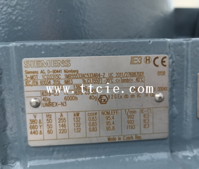 Siemens 1MB5553-3AC53-3AB4-Z 132KW