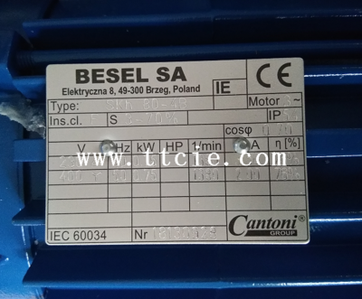 Cantoni 3S1EK132M6B 5.5KW,400V