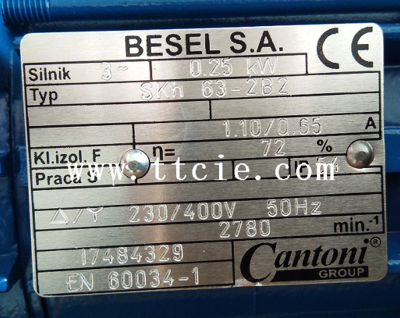 Cantoni 2SIEK 80-2B,1.1KW